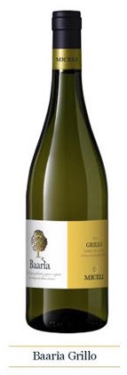 Vino bianco Baaria Grillo Miceli IGT - Lt.0,75